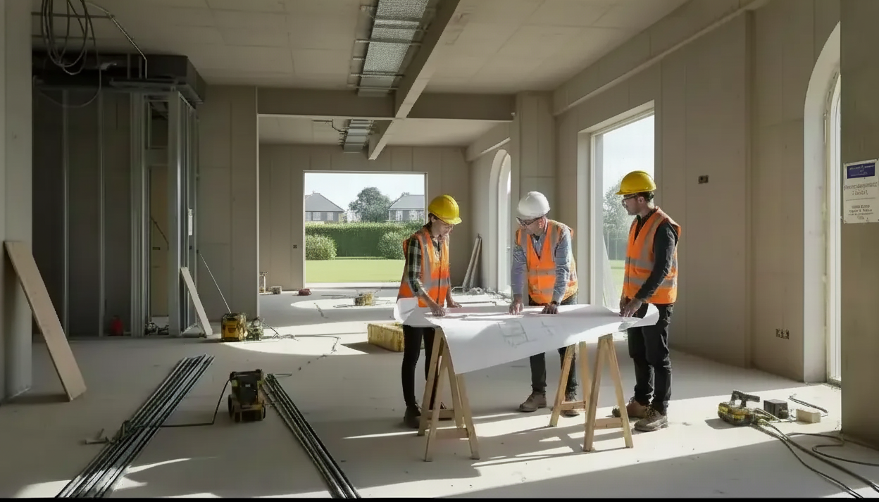 A image that shows a mountain range 